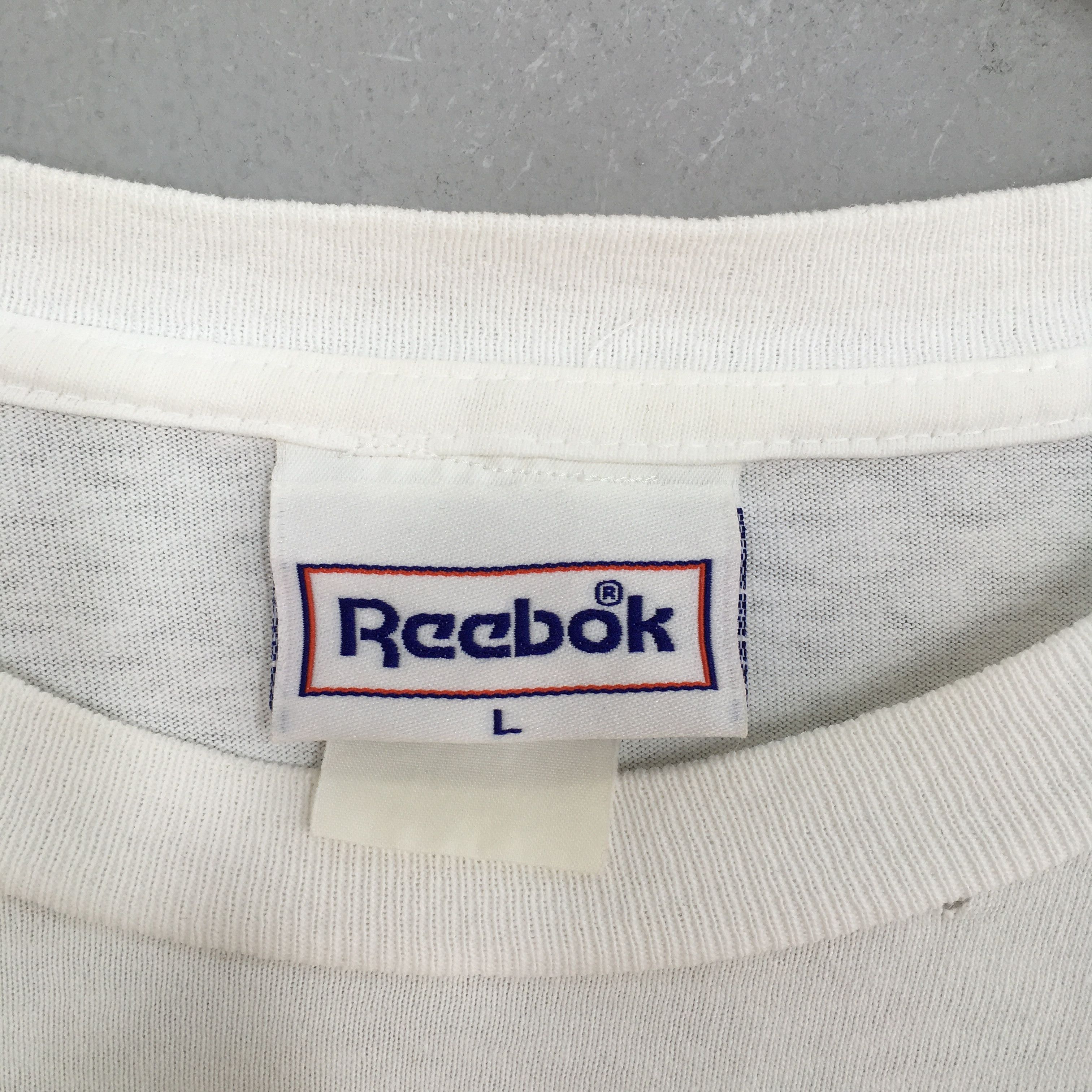 NBA × Reebok Vintage 90's Shaquille O'Neal Basketball Reebok Tshirt Large Size US L / EU 52-54 / 3 - 7 Thumbnail