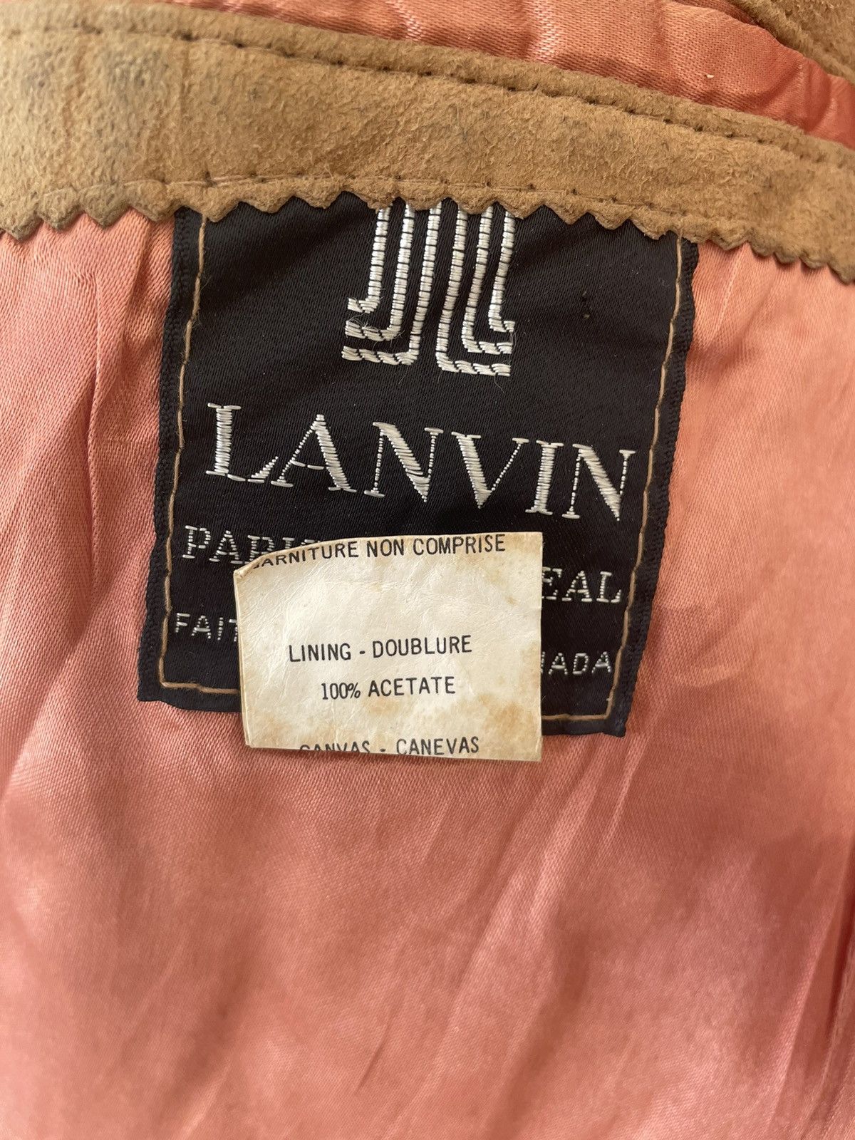 Lanvin VINTAGE LANVIN PADDED LEATHER JACKET/BLAZER Size US M / EU 48-50 / 2 - 10 Thumbnail