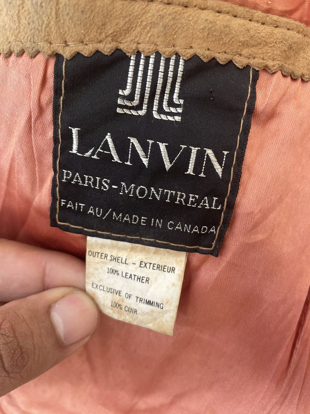 Lanvin VINTAGE LANVIN PADDED LEATHER JACKET/BLAZER Size US M / EU 48-50 / 2 - 11 Thumbnail