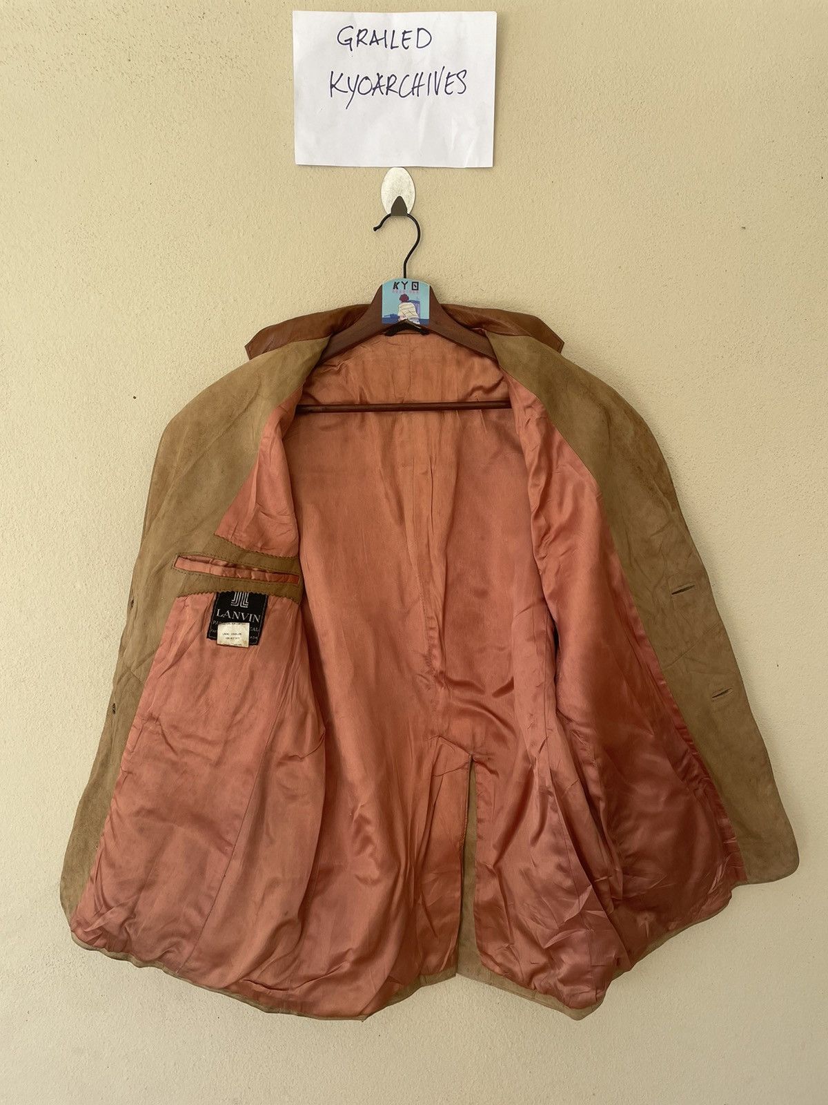 Lanvin VINTAGE LANVIN PADDED LEATHER JACKET/BLAZER Size US M / EU 48-50 / 2 - 7 Thumbnail