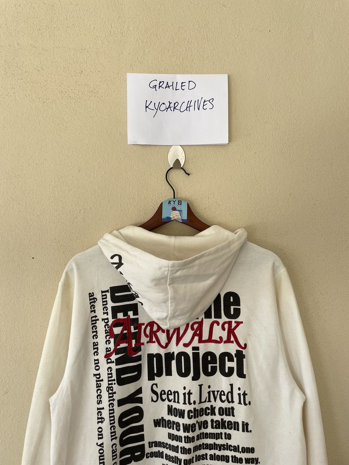 Airwalk AIRWALK GRAFFITI WHITE HOODIE Size US XL / EU 56 / 4 - 5 Thumbnail
