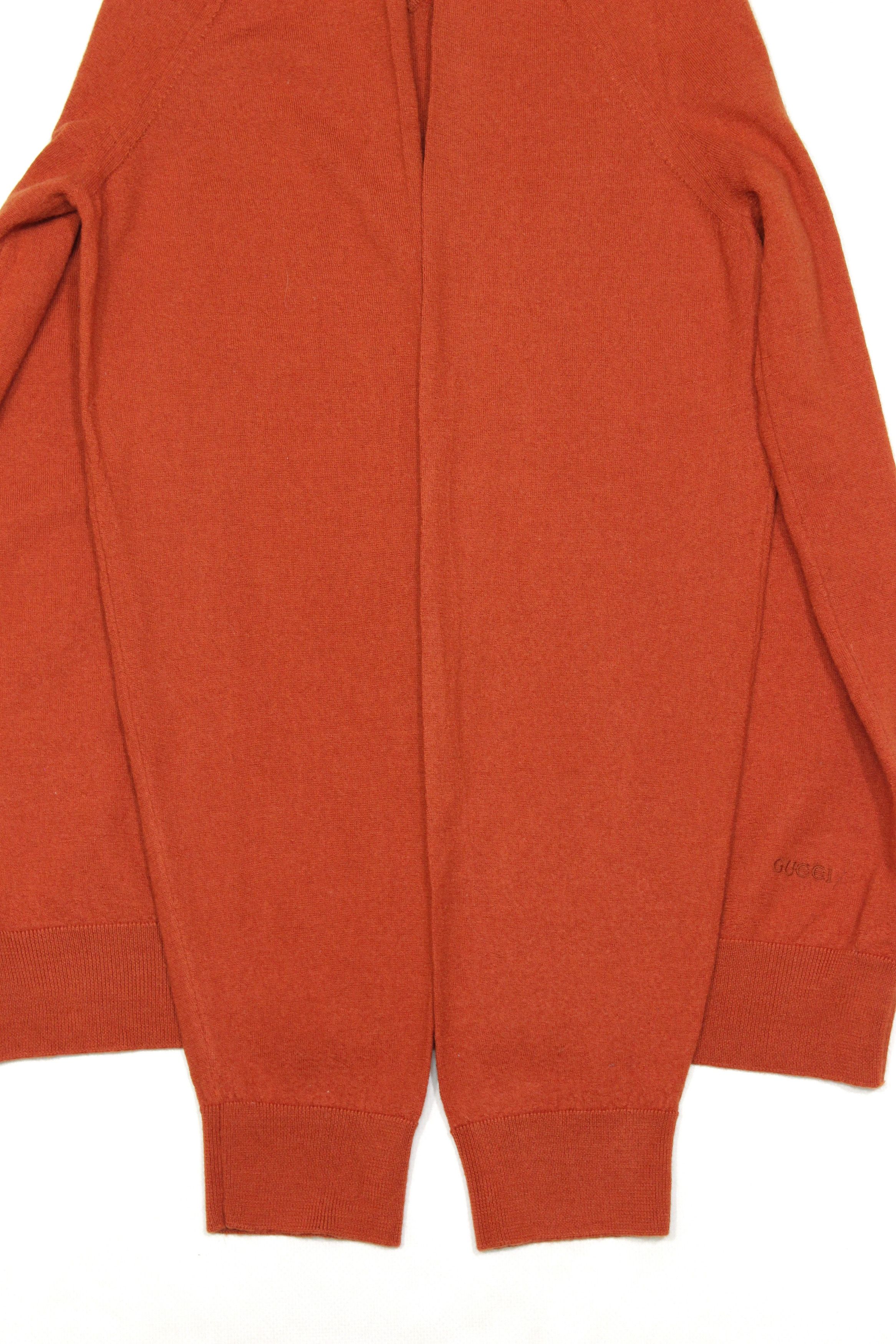 Logo Wool V-Neck Sweater