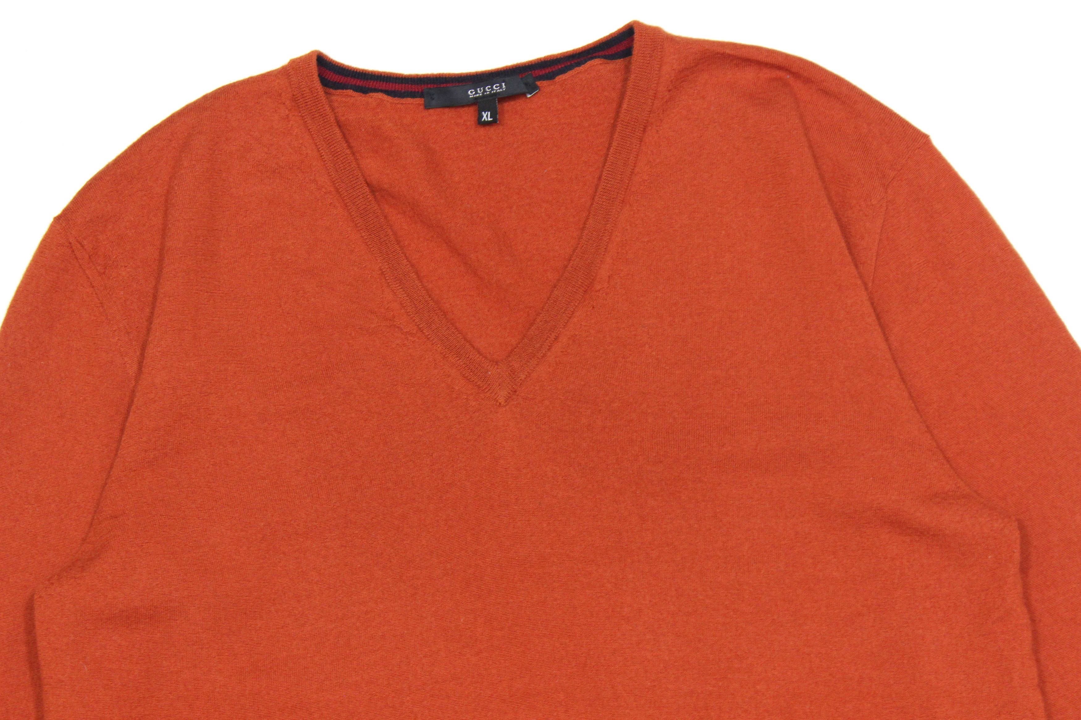 Logo Wool V-Neck Sweater