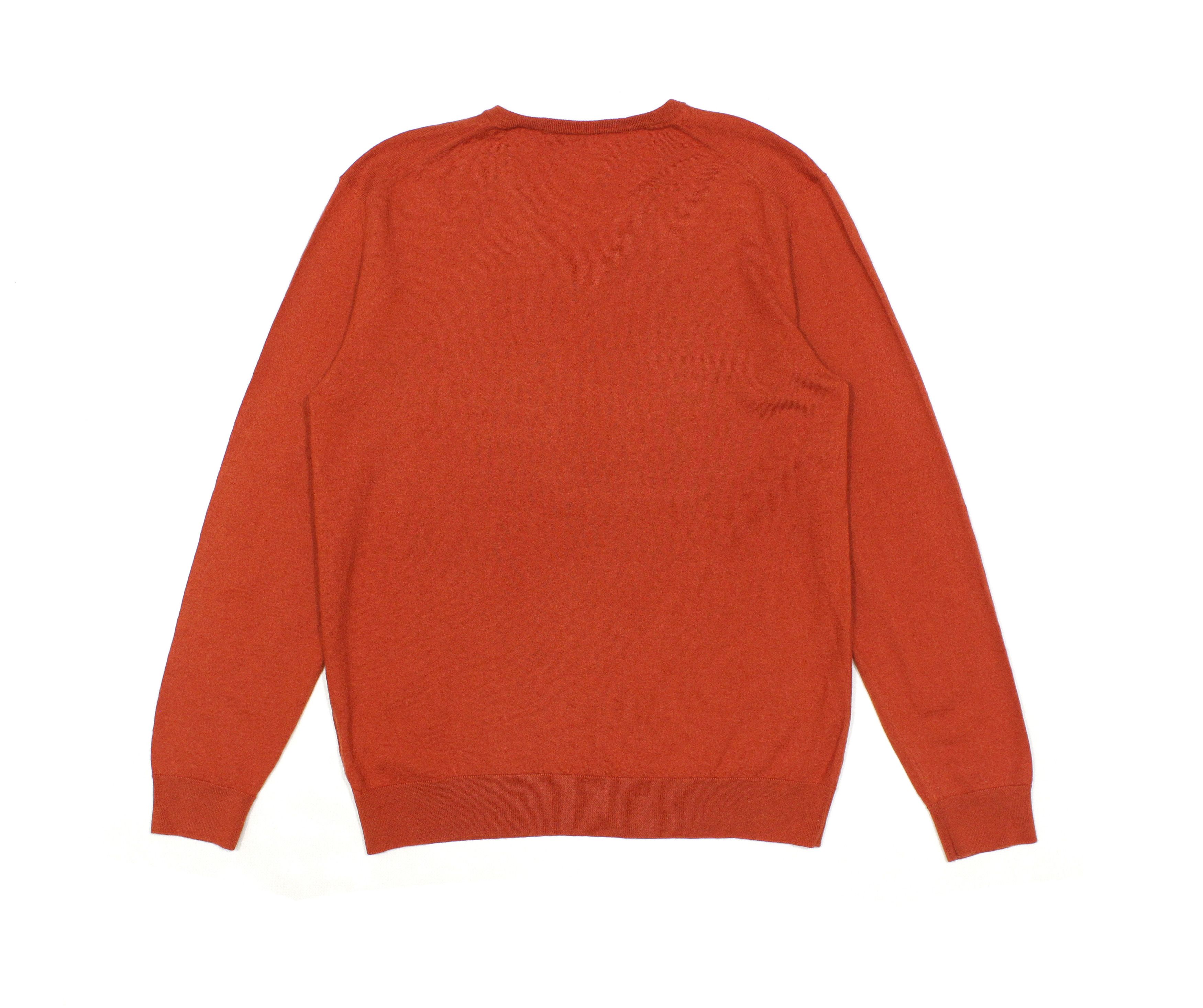 Logo Wool V-Neck Sweater