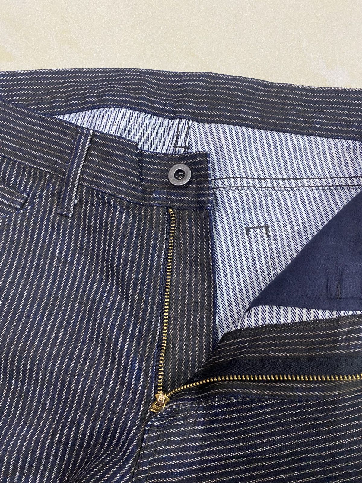 Hysteric Glamour × Japanese Brand Japanese Brand Rupert Patchwork Hagi Flared Denim Size US 31 - 7 Thumbnail