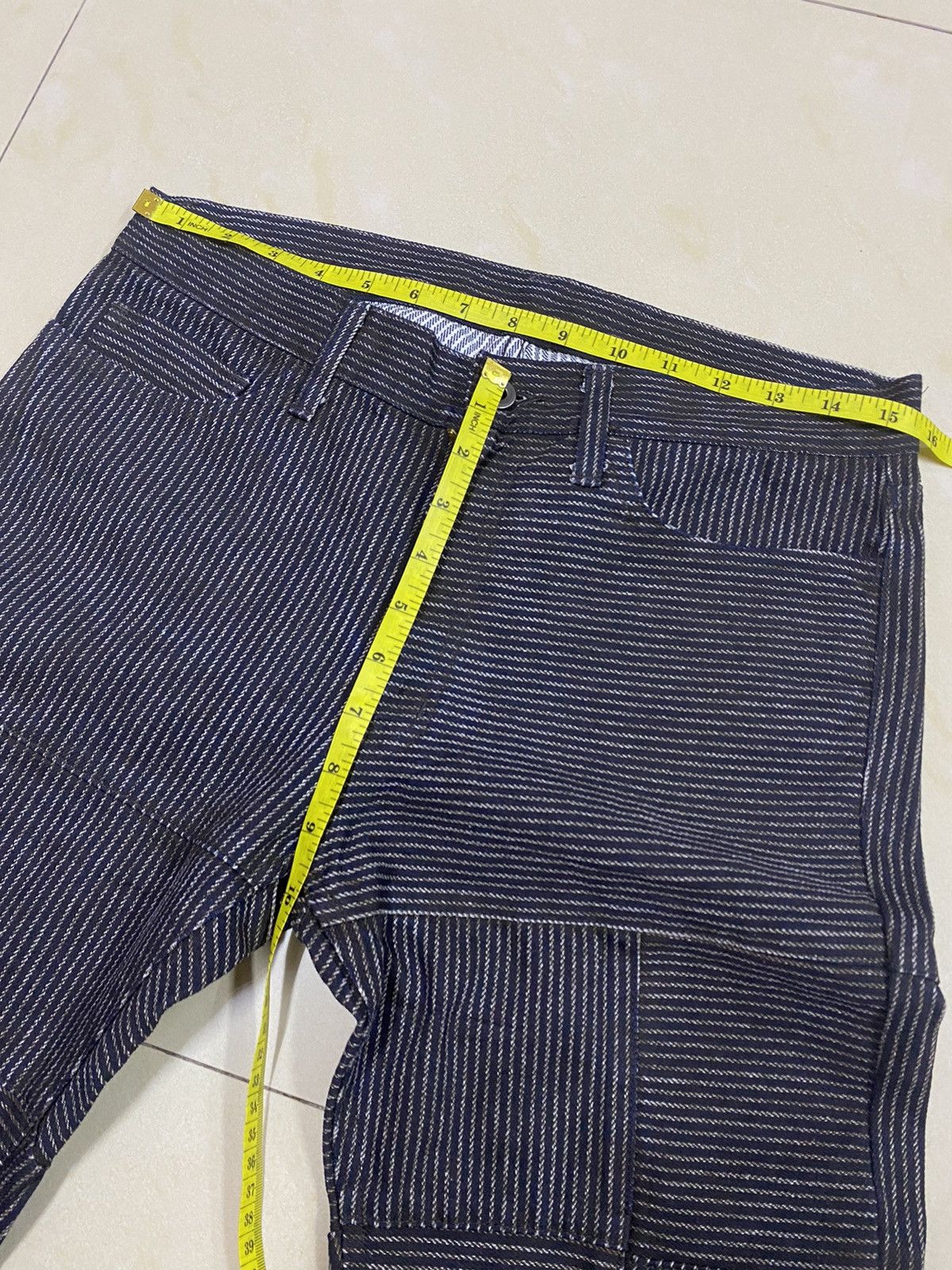 Hysteric Glamour × Japanese Brand Japanese Brand Rupert Patchwork Hagi Flared Denim Size US 31 - 10 Thumbnail