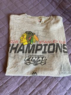 Vintage 00s Red NHL Stanley Cup Final T-Shirt - Small Cotton– Domno Vintage