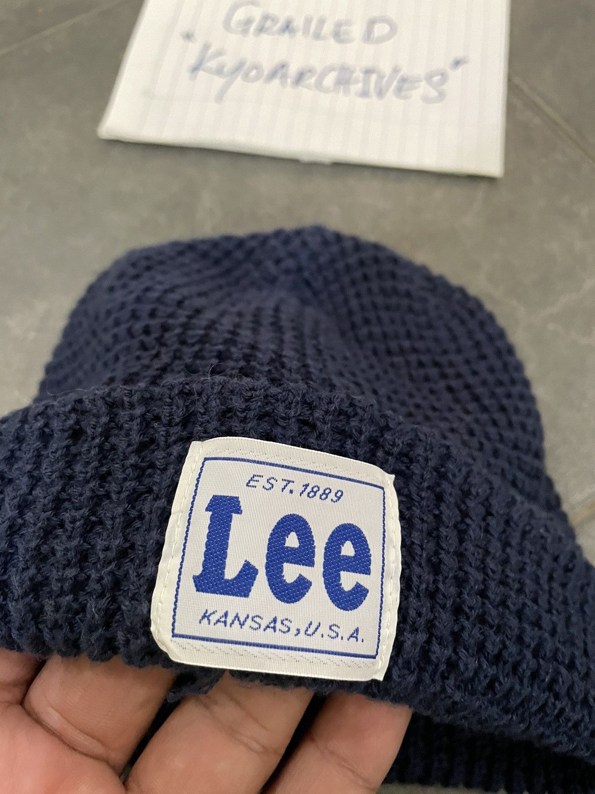 Lee VINTAGE LEE KANSAS USA BEANIE Size ONE SIZE - 3 Thumbnail