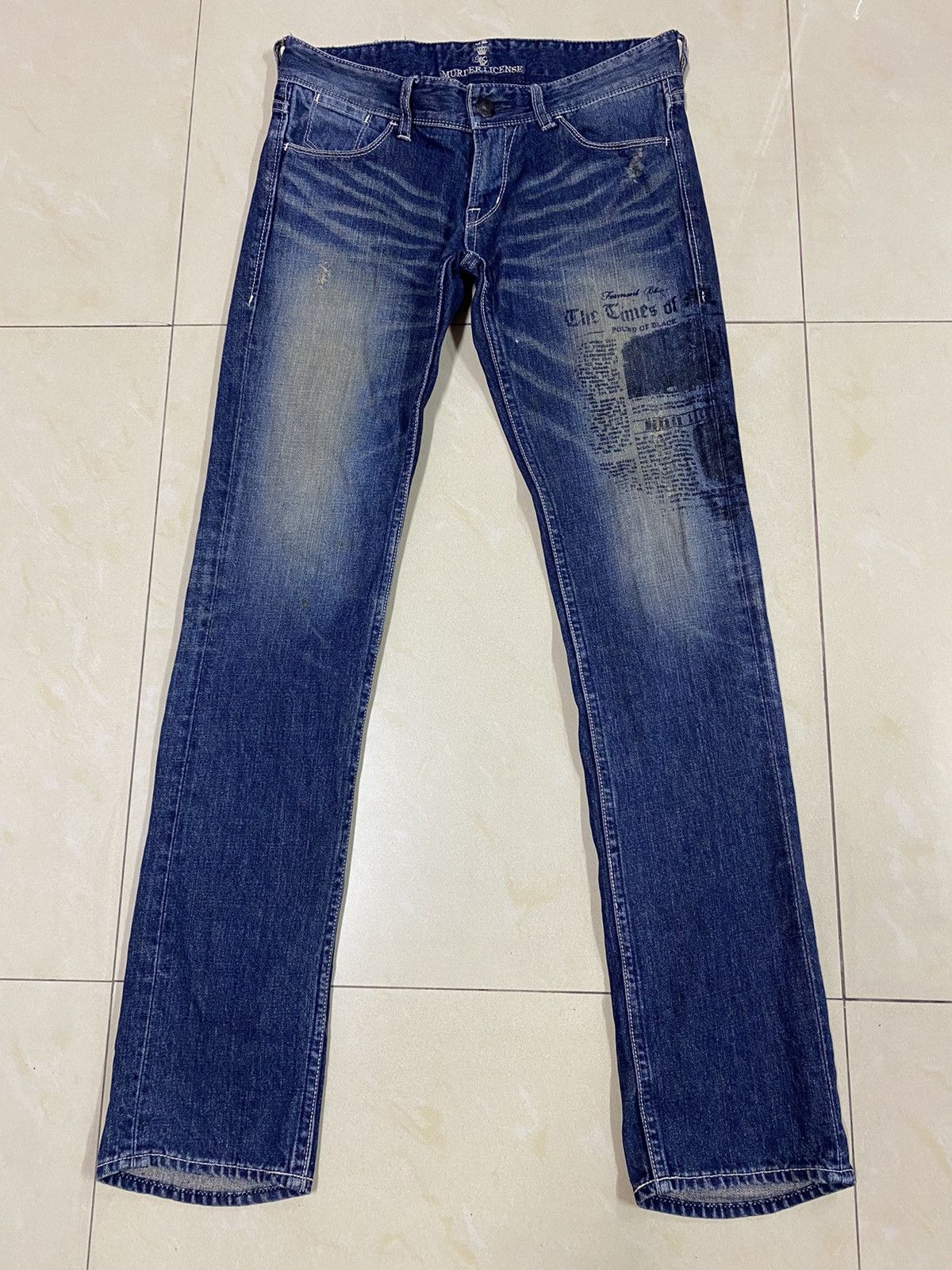 image of If Six Was Nine x Murder License Murder License Denim in Blue, Men's (Size 30)