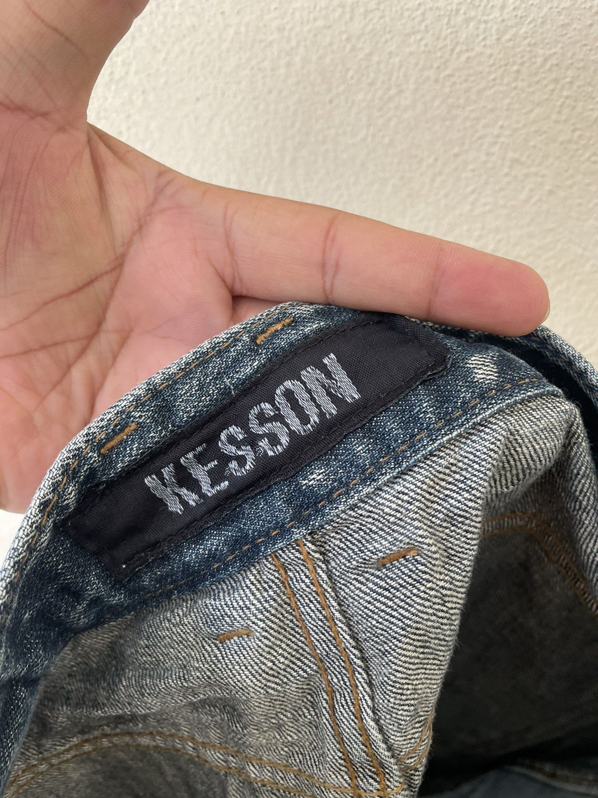Japanese Brand × Vintage KENSSON SASHIKO DENIM Size US 30 / EU 46 - 16 Thumbnail