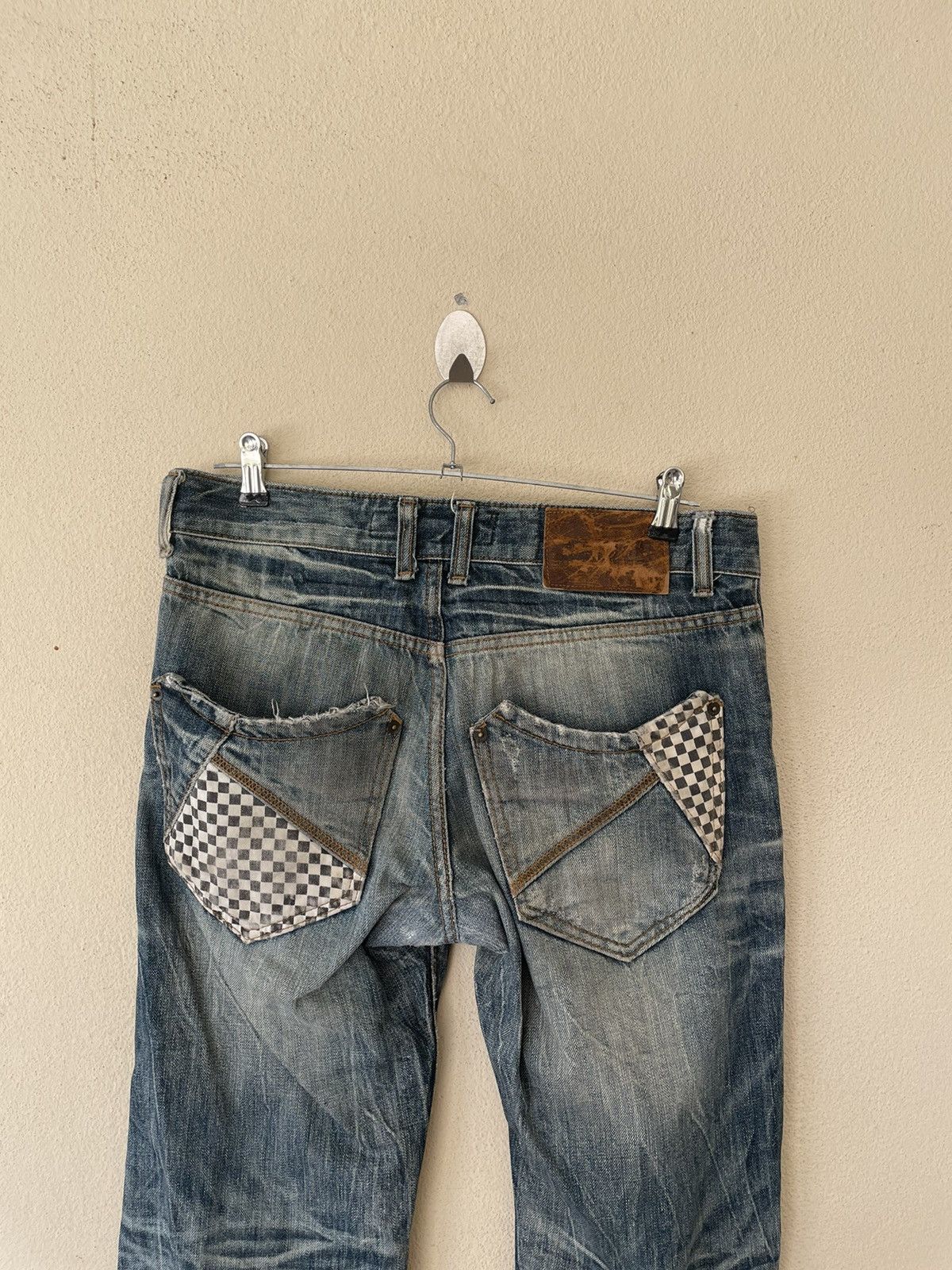 Japanese Brand × Vintage KENSSON SASHIKO DENIM Size US 30 / EU 46 - 4 Thumbnail