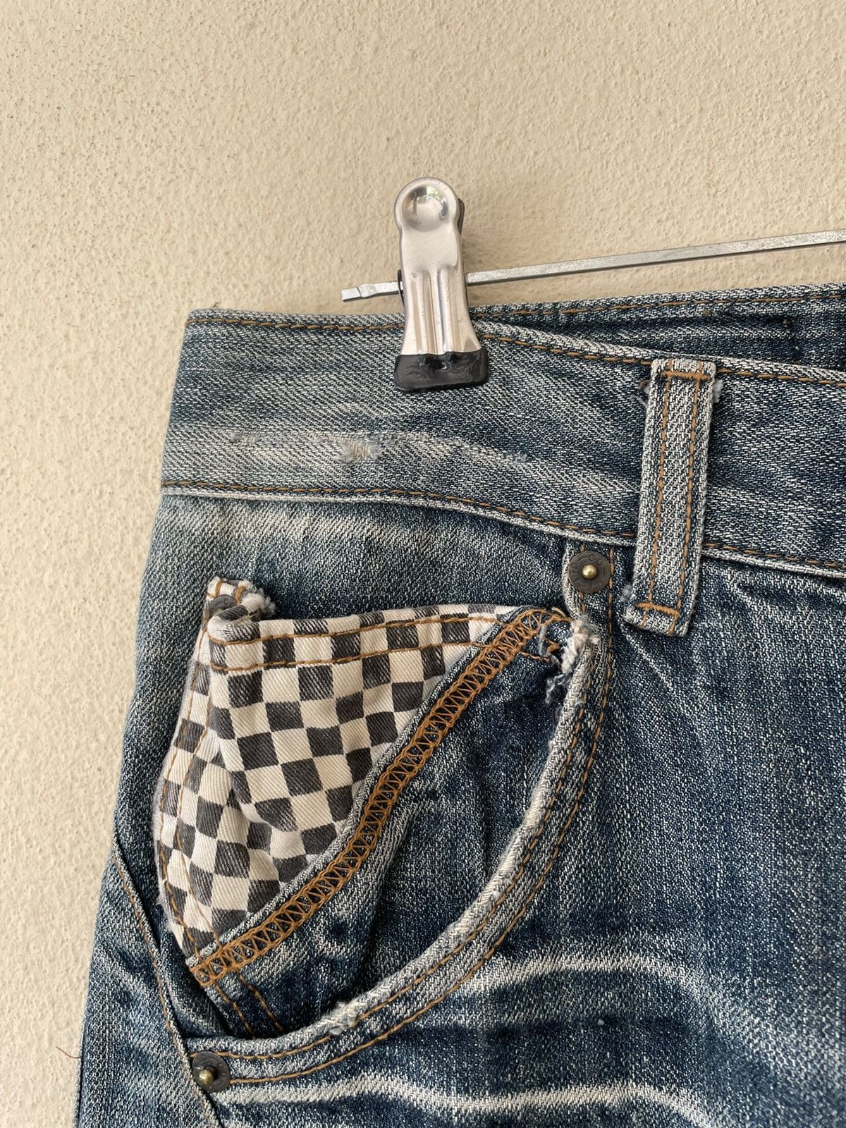 Japanese Brand × Vintage KENSSON SASHIKO DENIM Size US 30 / EU 46 - 9 Thumbnail