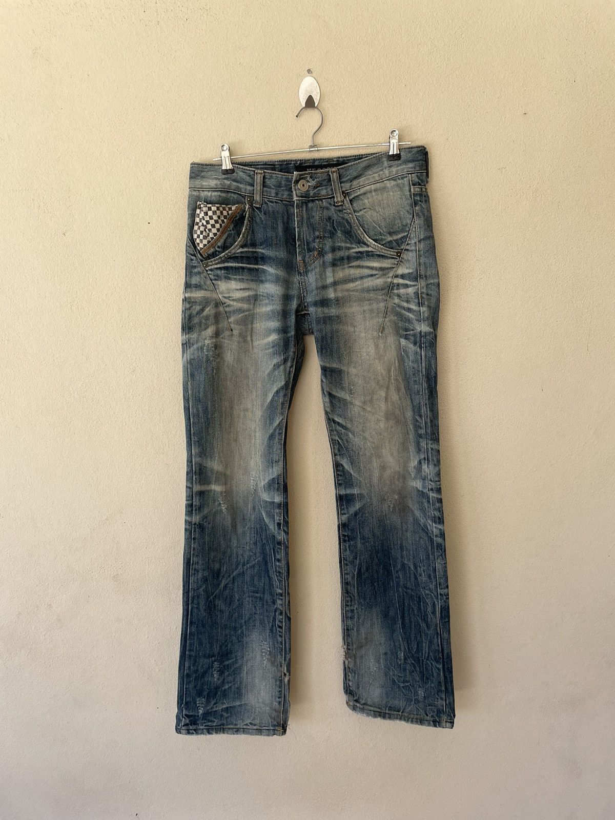Japanese Brand × Vintage KENSSON SASHIKO DENIM Size US 30 / EU 46 - 1 Thumbnail