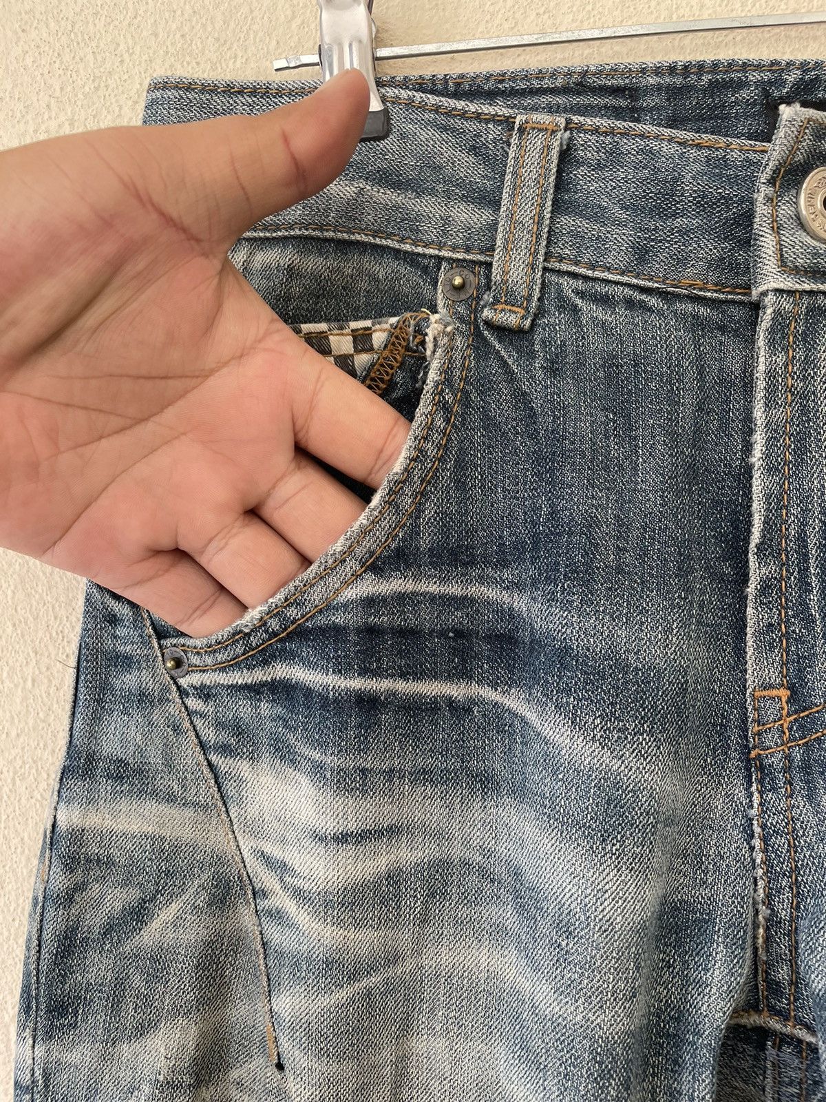 Japanese Brand × Vintage KENSSON SASHIKO DENIM Size US 30 / EU 46 - 6 Thumbnail