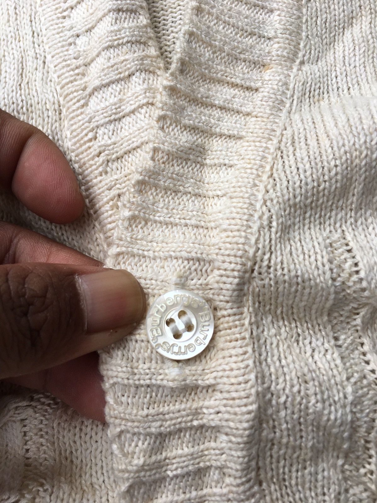 Burberry Vintage Burberry Knitted Vest Size US L / EU 52-54 / 3 - 6 Thumbnail