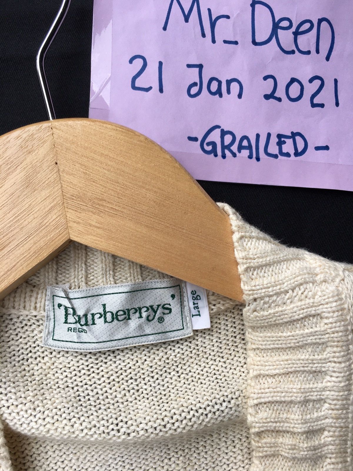 Burberry Vintage Burberry Knitted Vest Size US L / EU 52-54 / 3 - 5 Thumbnail