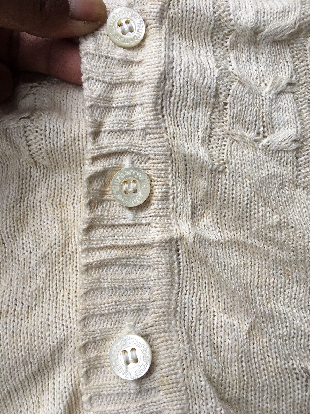 Burberry Vintage Burberry Knitted Vest Size US L / EU 52-54 / 3 - 7 Thumbnail