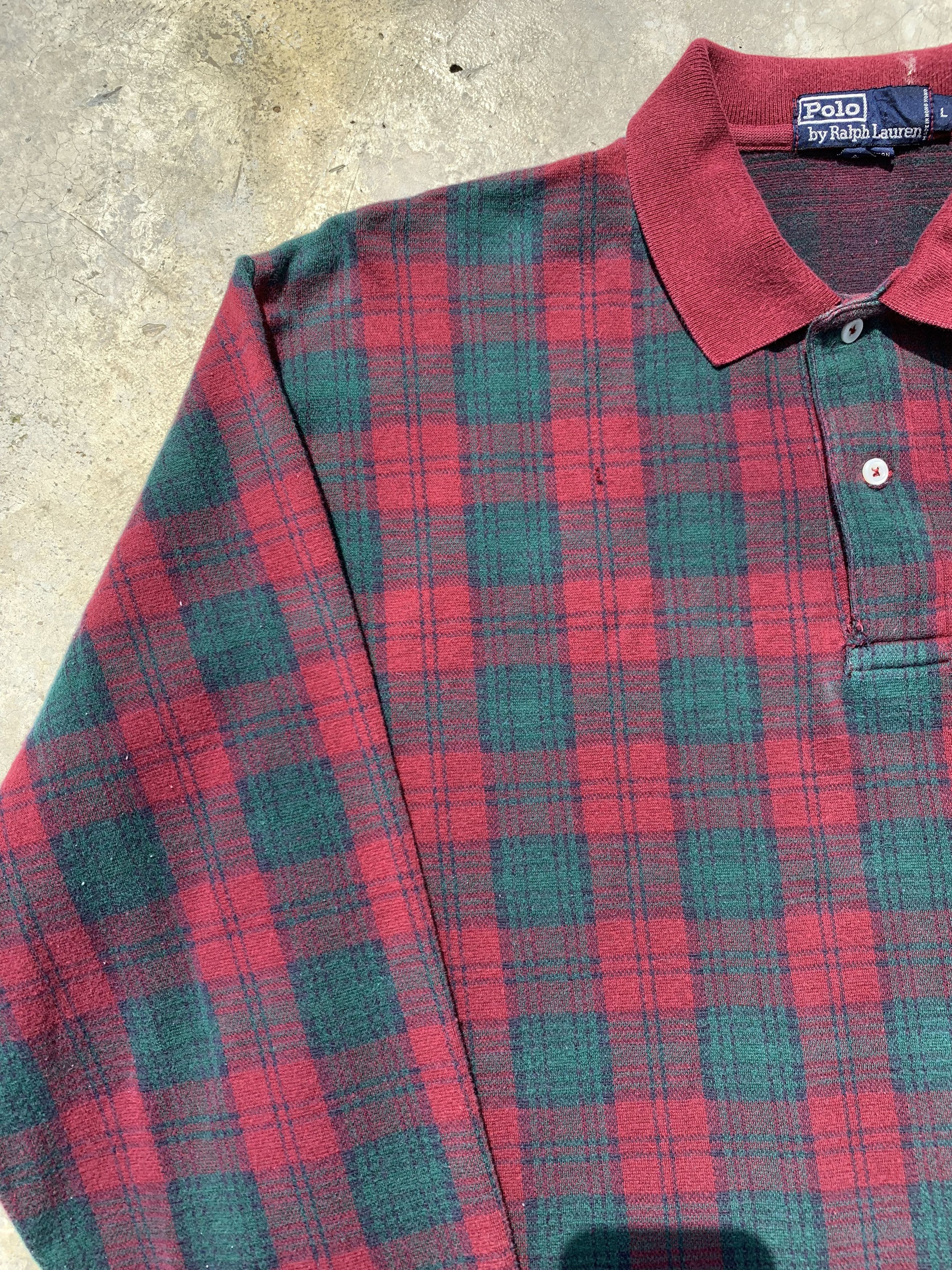 Polo Ralph Lauren Vintage Polo Ralph Lauren Long Sleeve Plaid Shirt Size US L / EU 52-54 / 3 - 6 Thumbnail