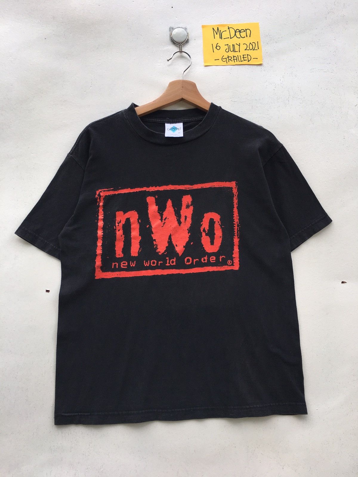Vintage Vtg 90s NWO/Wwf Wrestling New World Order Tee Size US M / EU 48-50 / 2 - 2 Thumbnail