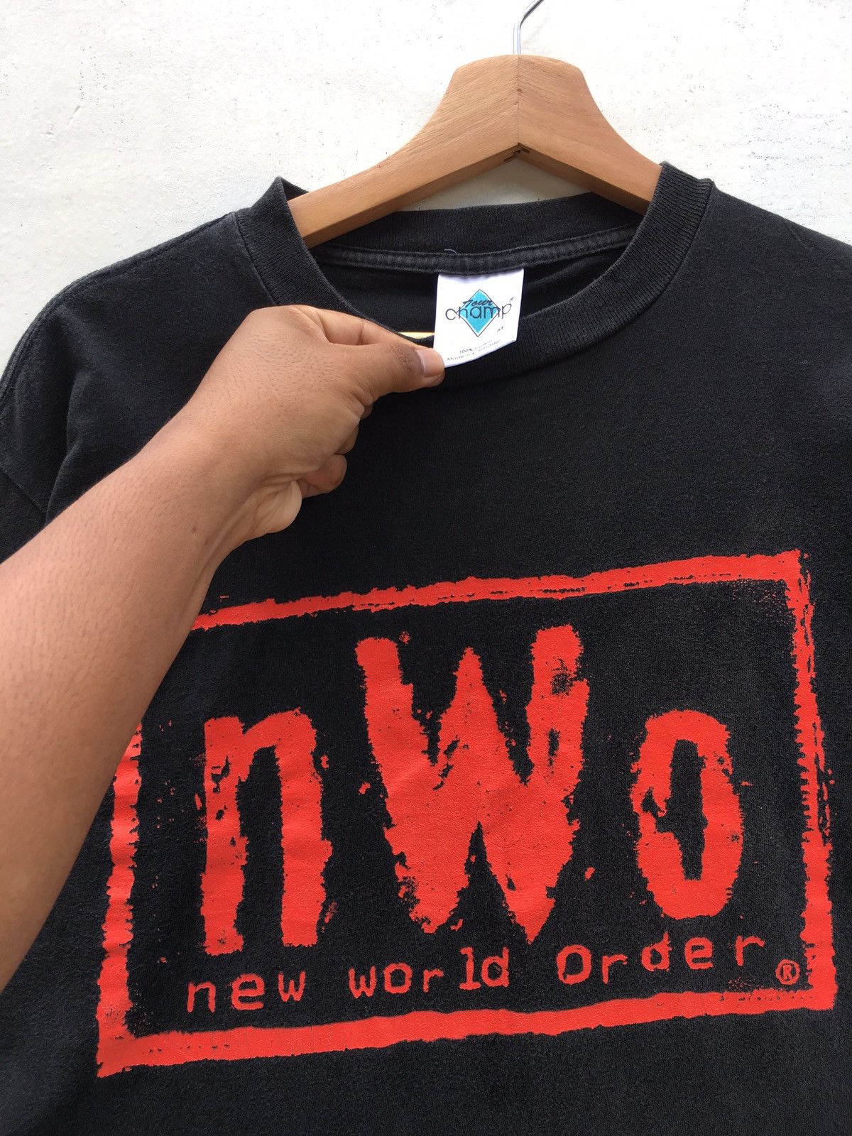 Vintage Vtg 90s NWO/Wwf Wrestling New World Order Tee Size US M / EU 48-50 / 2 - 5 Thumbnail