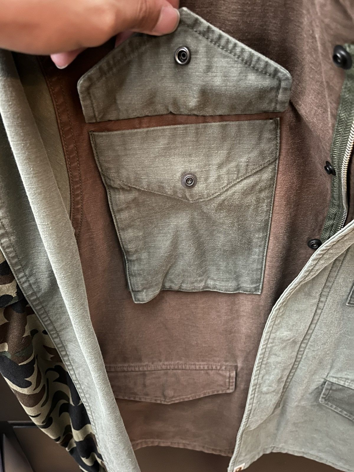 Bape Bape Washed M-65 Jacket Size US L / EU 52-54 / 3 - 7 Thumbnail