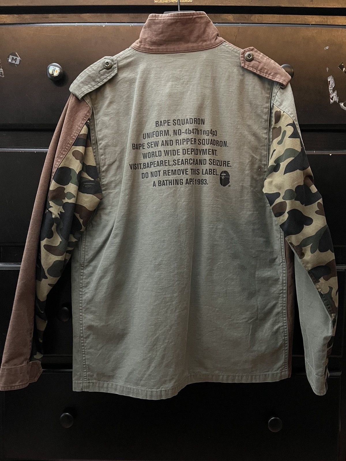 Bape Bape Washed M-65 Jacket Size US L / EU 52-54 / 3 - 3 Thumbnail