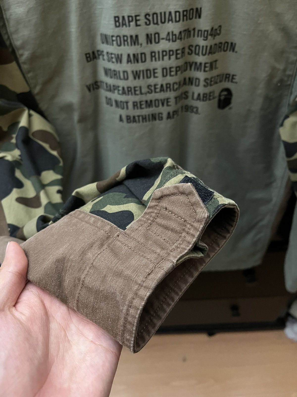 Bape Bape Washed M-65 Jacket Size US L / EU 52-54 / 3 - 6 Thumbnail