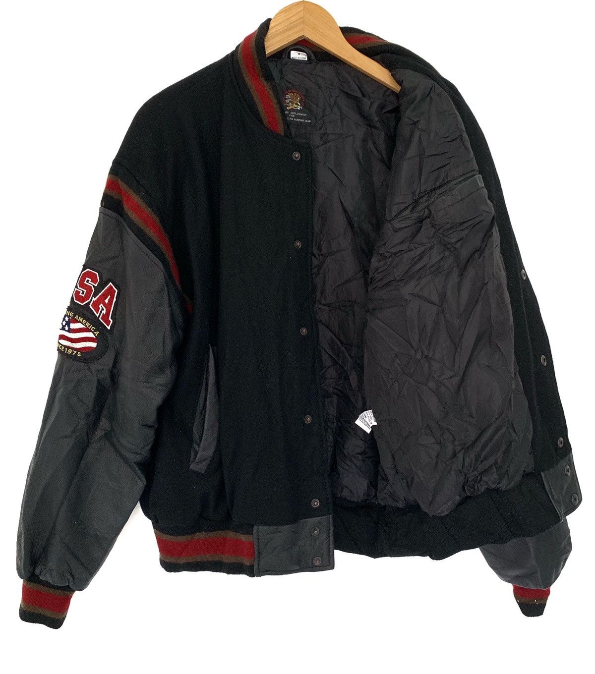 Vintage RARE ‼️ Vtg American Eagles Varsity Leather Jacket Size US M / EU 48-50 / 2 - 6 Thumbnail
