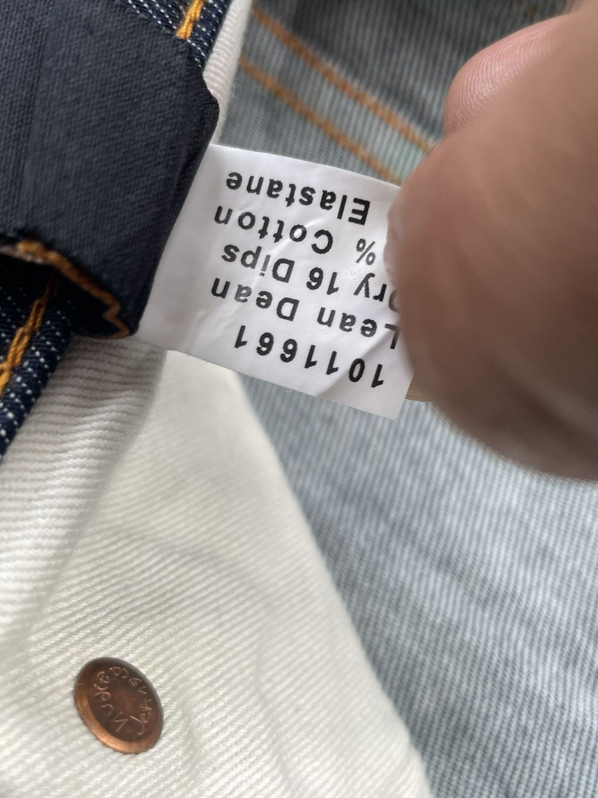 Designer × Nudie Jeans × Vintage Nudie Jeans co Denim Size US 36 / EU 52 - 16 Thumbnail