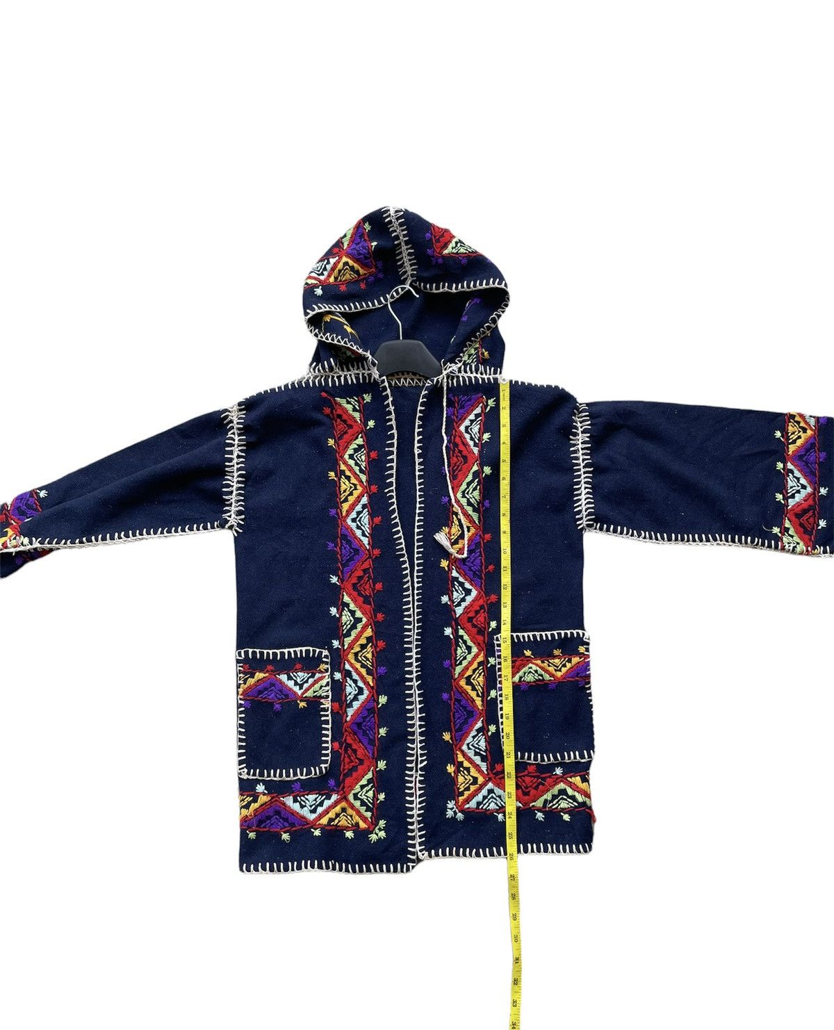 Le Grande Bleu (L.G.B.) × Native × Vintage Vintage & Rare Native Sashiko Wool Kimono Size US M / EU 48-50 / 2 - 3 Thumbnail
