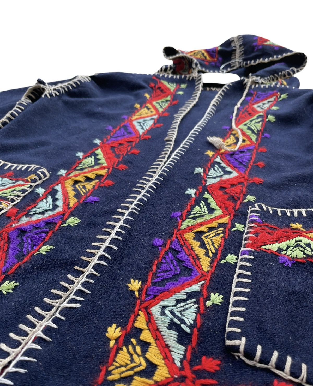 Le Grande Bleu (L.G.B.) × Native × Vintage Vintage & Rare Native Sashiko Wool Kimono Size US M / EU 48-50 / 2 - 6 Thumbnail