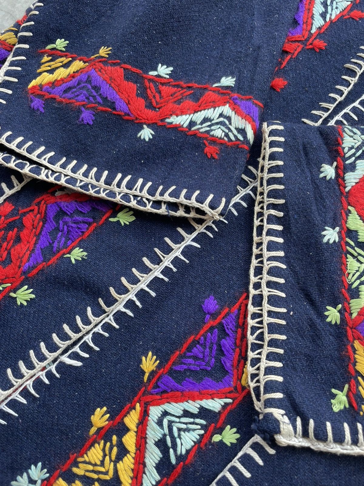 Le Grande Bleu (L.G.B.) × Native × Vintage Vintage & Rare Native Sashiko Wool Kimono Size US M / EU 48-50 / 2 - 9 Thumbnail