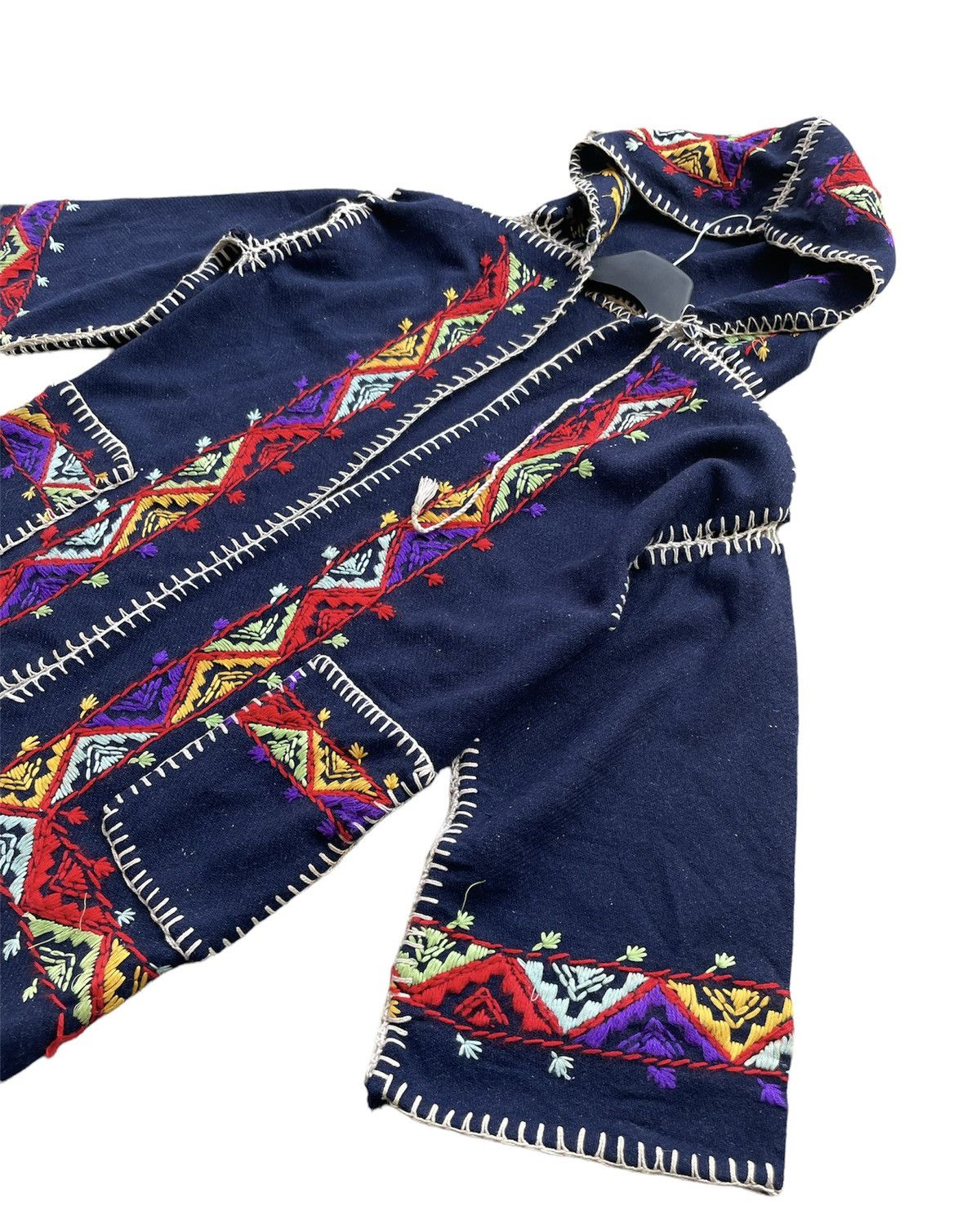 Le Grande Bleu (L.G.B.) × Native × Vintage Vintage & Rare Native Sashiko Wool Kimono Size US M / EU 48-50 / 2 - 4 Thumbnail