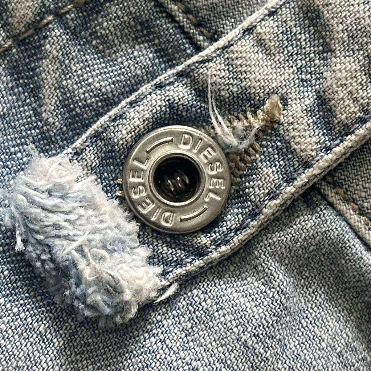 Diesel × Seditionaries Vintage Diesel Bondage Denim Designer Jeans Made In Italy Size US 28 / EU 44 - 15 Thumbnail