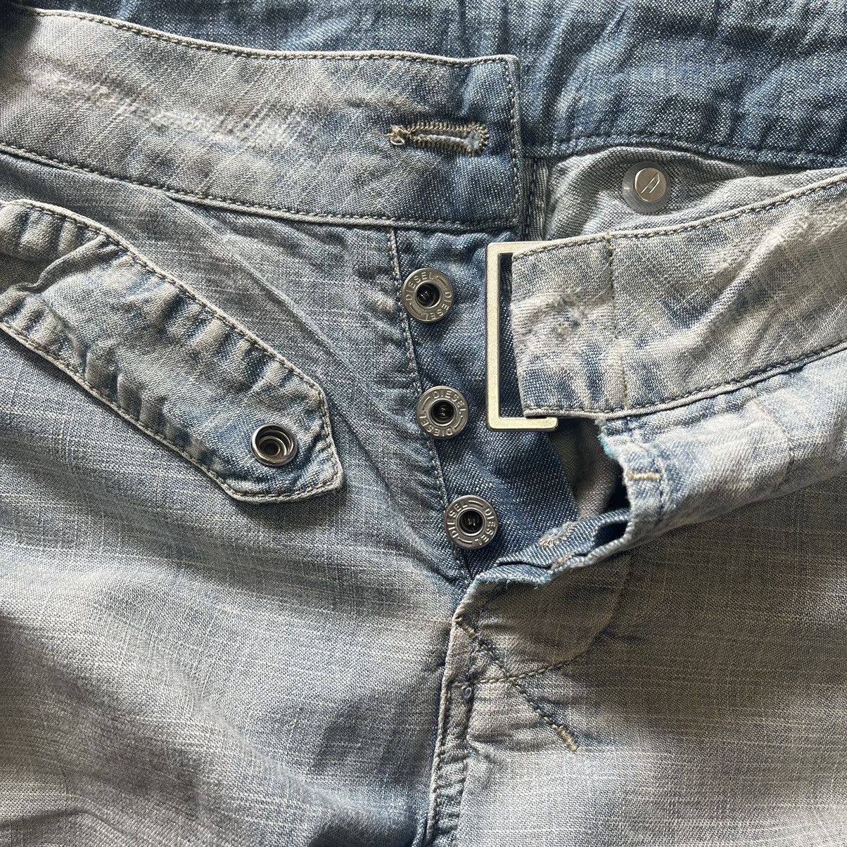 Diesel × Seditionaries Vintage Diesel Bondage Denim Designer Jeans Made In Italy Size US 28 / EU 44 - 17 Thumbnail