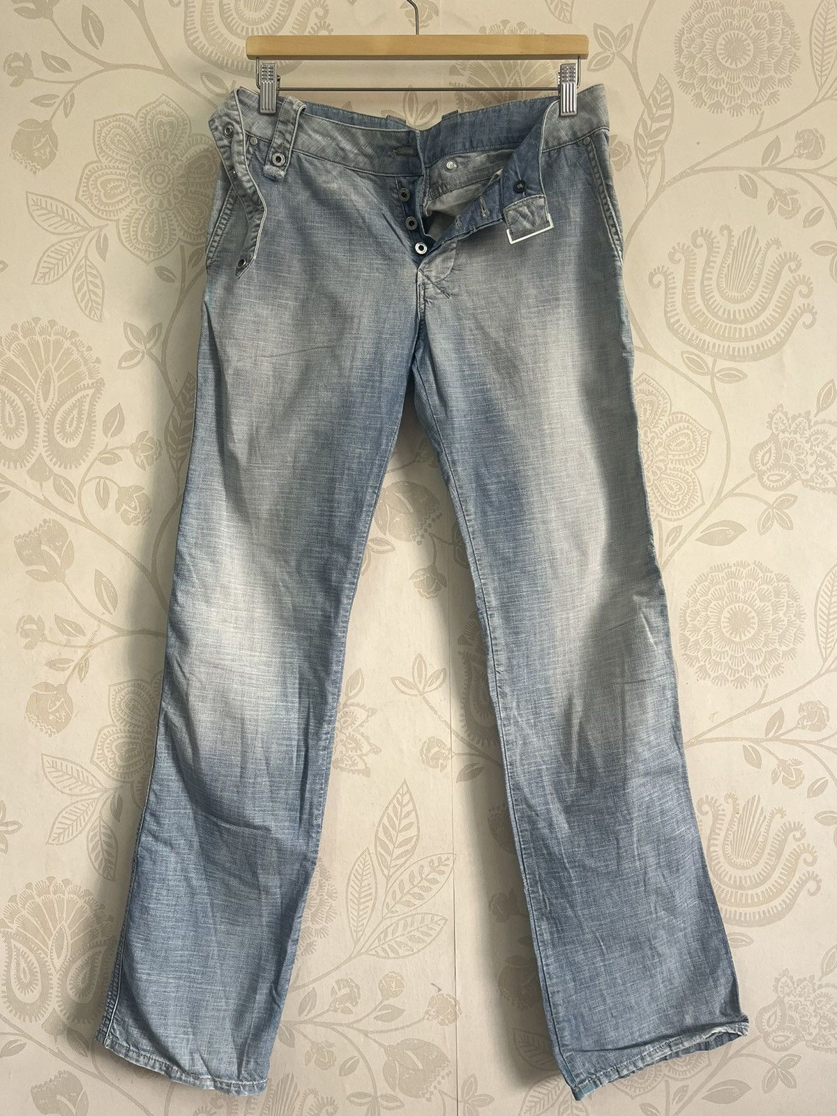 Diesel × Seditionaries Vintage Diesel Bondage Denim Designer Jeans Made In Italy Size US 28 / EU 44 - 1 Thumbnail
