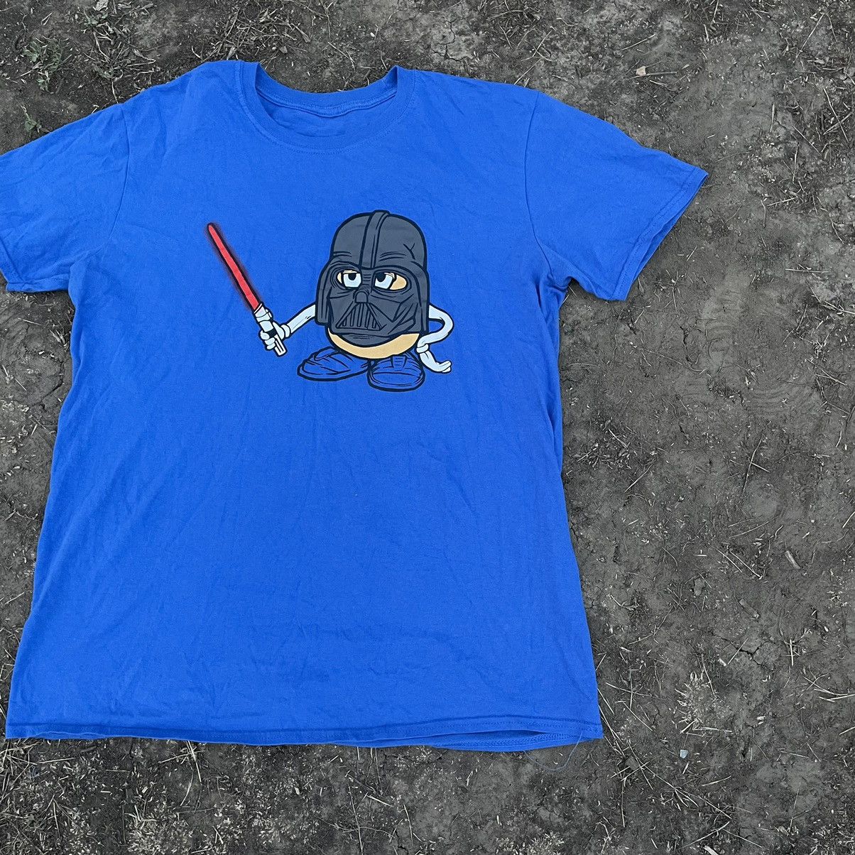 Vintage Vintage Y2K Graphic Tee Darth Vader Humor Skate Blue Boxy M Size US M / EU 48-50 / 2 - 3 Thumbnail