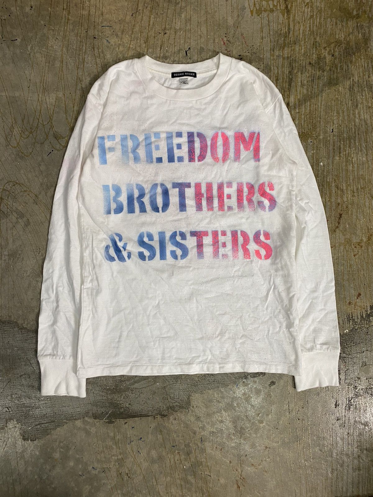 Japanese Brand Ozone Rock hysteric Glamour FREEDOM BROTHERS SISTERS Size US S / EU 44-46 / 1 - 2 Thumbnail