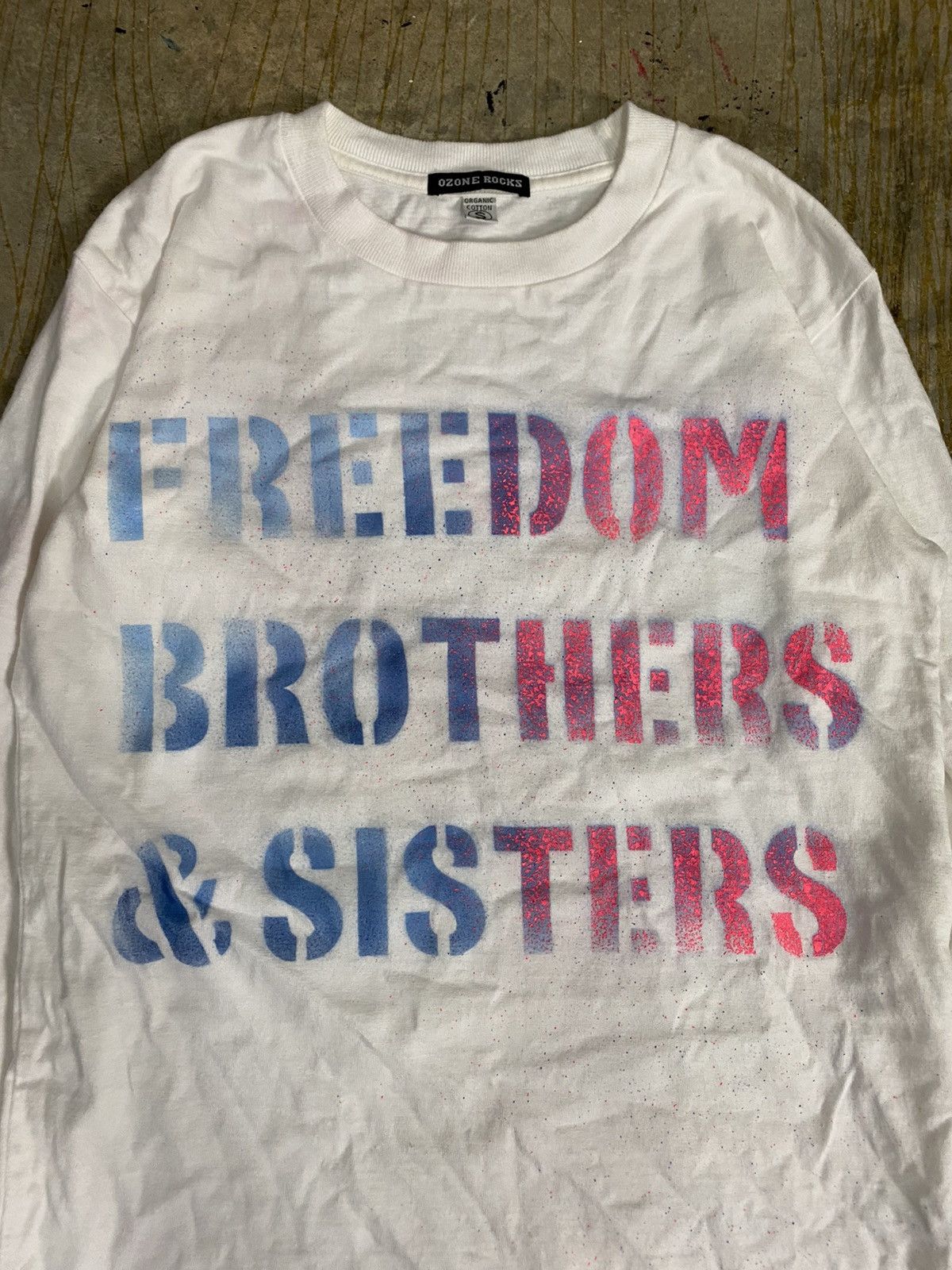 Japanese Brand Ozone Rock hysteric Glamour FREEDOM BROTHERS SISTERS Size US S / EU 44-46 / 1 - 3 Thumbnail