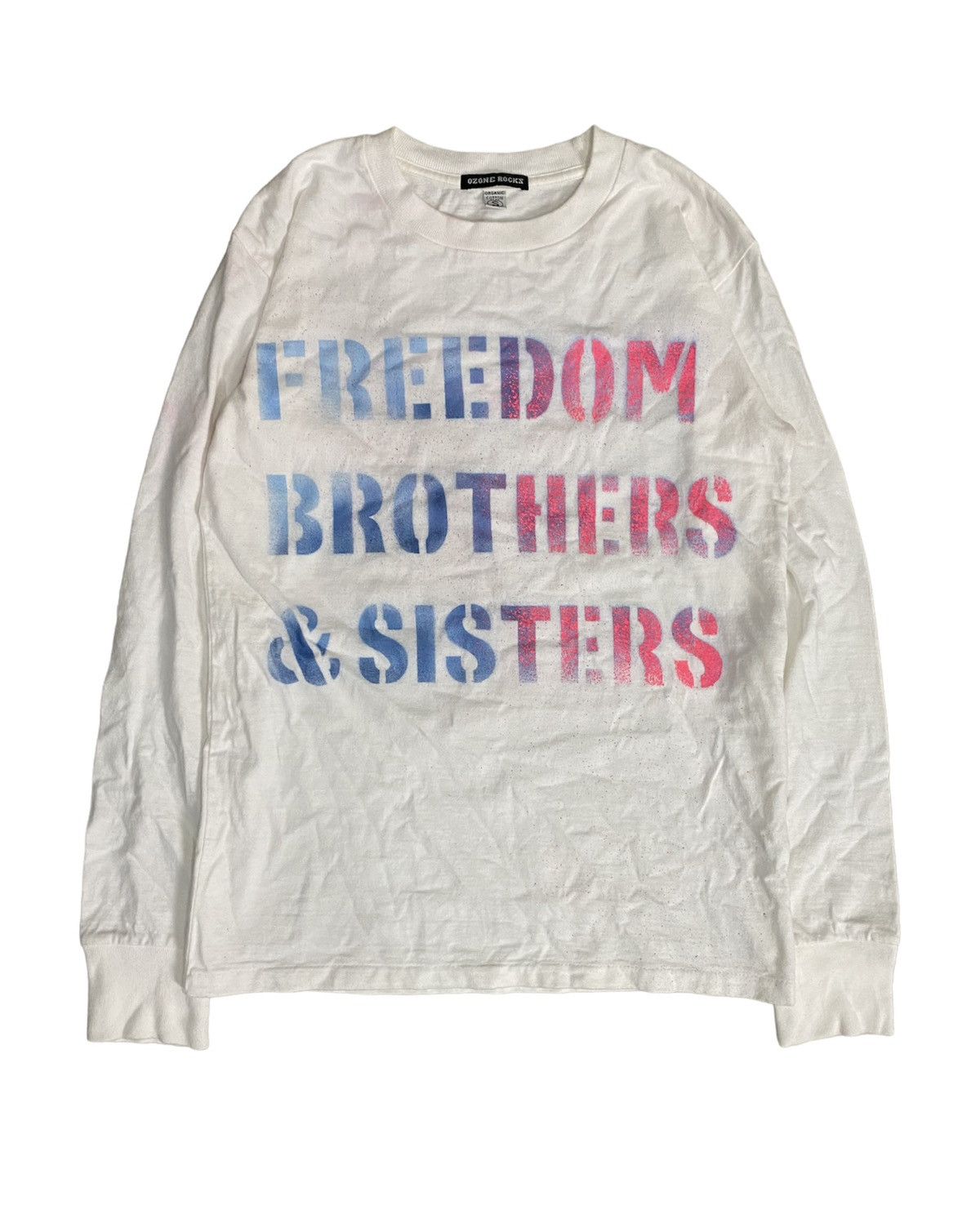 Japanese Brand Ozone Rock hysteric Glamour FREEDOM BROTHERS SISTERS Size US S / EU 44-46 / 1 - 1 Thumbnail