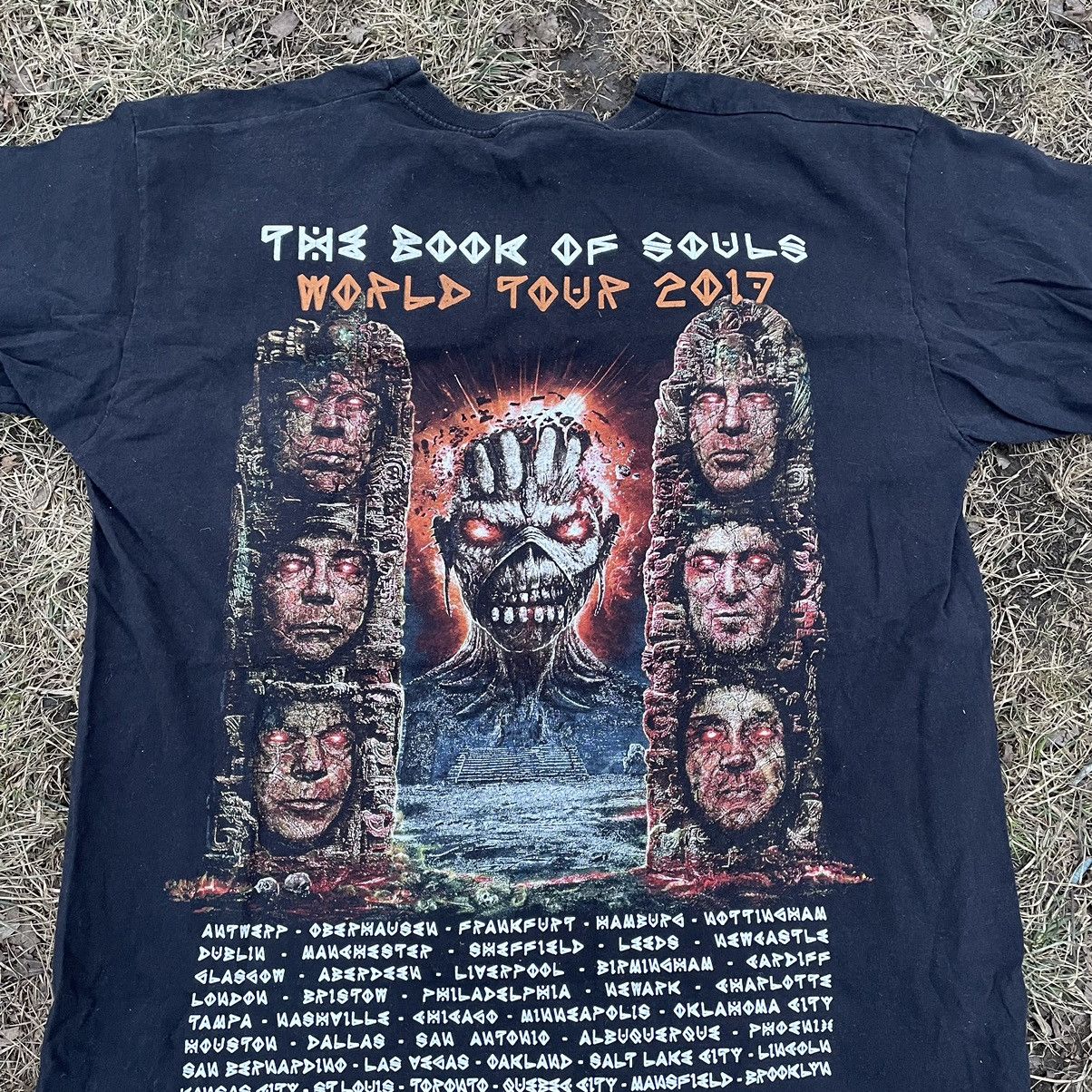 Band Tees Vintage Y2K Iron Maiden Horror Face Band Tee Buymypiece 90s Size US L / EU 52-54 / 3 - 7 Thumbnail