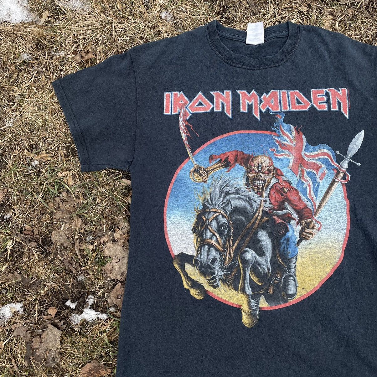 Vintage Vintage 90s Iron Maiden Band Tee Graphic Grunge Skate Slim M Size US M / EU 48-50 / 2 - 3 Thumbnail