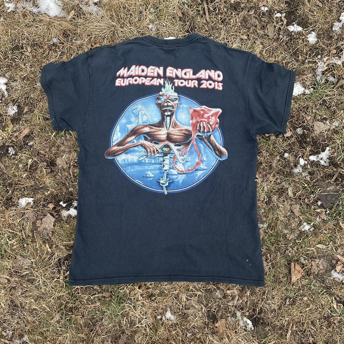 Vintage Vintage 90s Iron Maiden Band Tee Graphic Grunge Skate Slim M Size US M / EU 48-50 / 2 - 7 Thumbnail