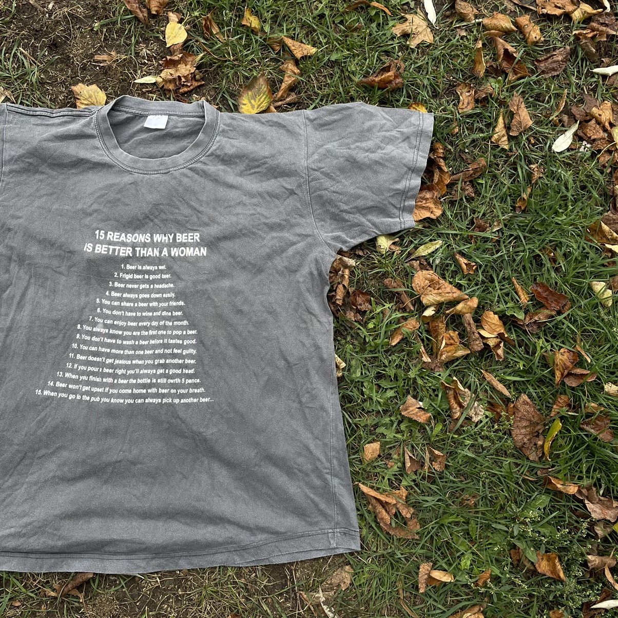 Vintage Vintage 90s Sun Faded Graphic Tee Grunge Thrashed Cropped L Size US L / EU 52-54 / 3 - 3 Thumbnail