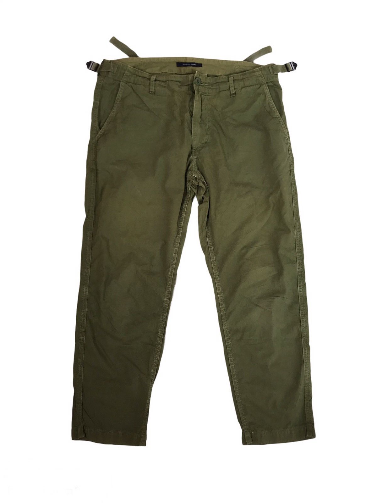 image of Japan Urban Research Doors Military Pant Baggies Style in Green, Men's (Size 32)