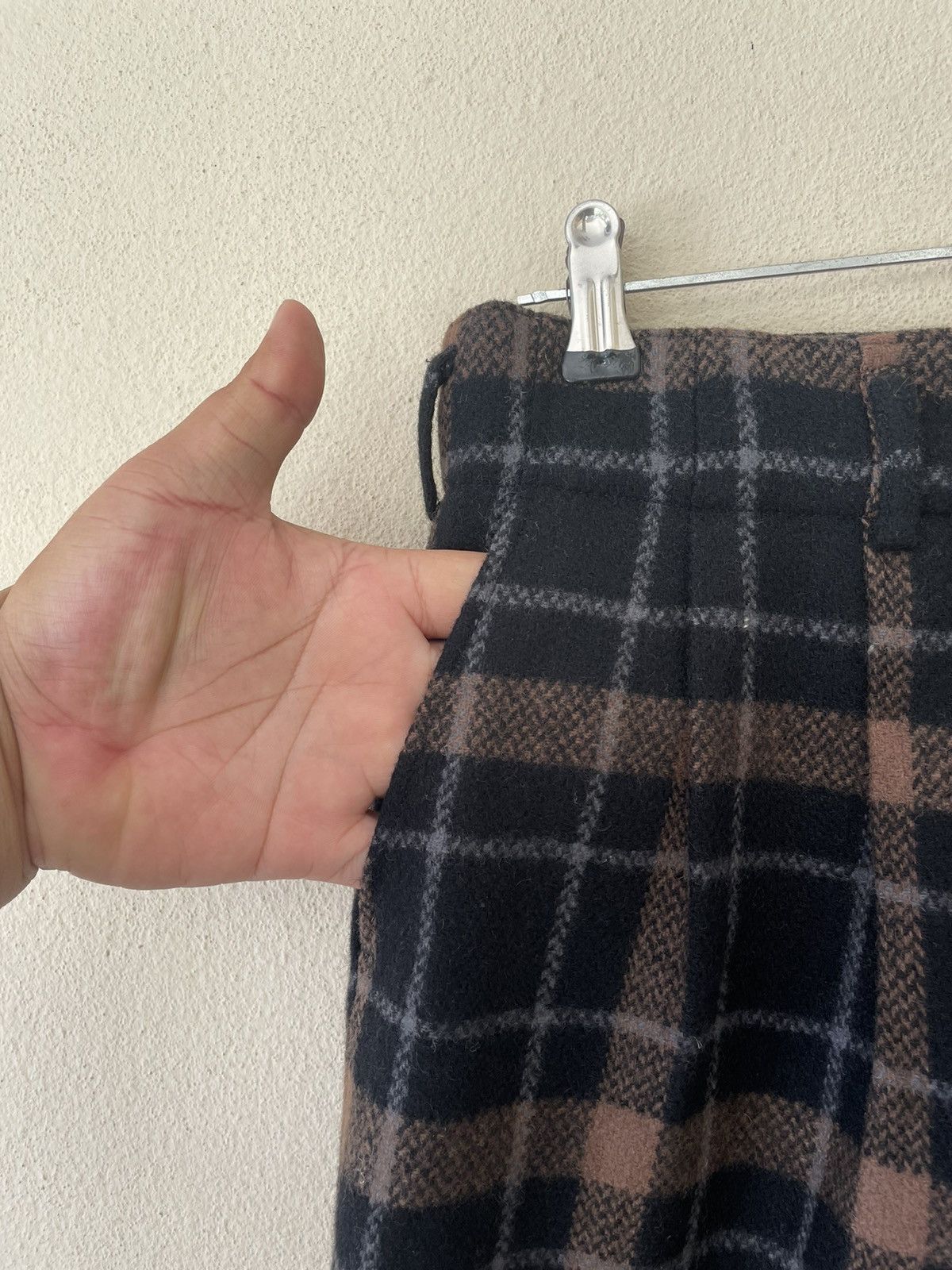 Japanese Brand × Vintage JAPANESE WOOL KANJO 3 QUARTER Size US 30 / EU 46 - 5 Thumbnail