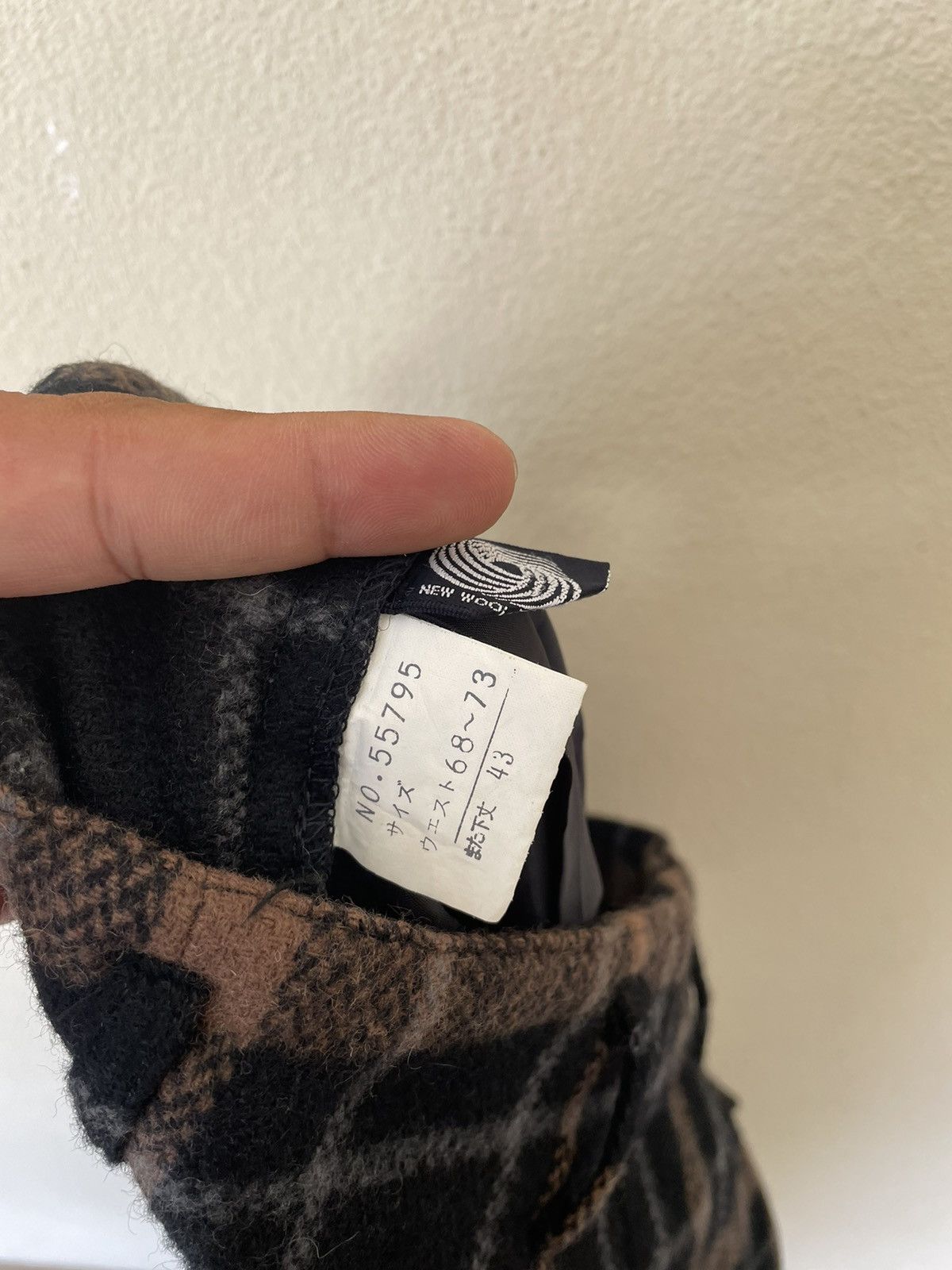 Japanese Brand × Vintage JAPANESE WOOL KANJO 3 QUARTER Size US 30 / EU 46 - 8 Thumbnail
