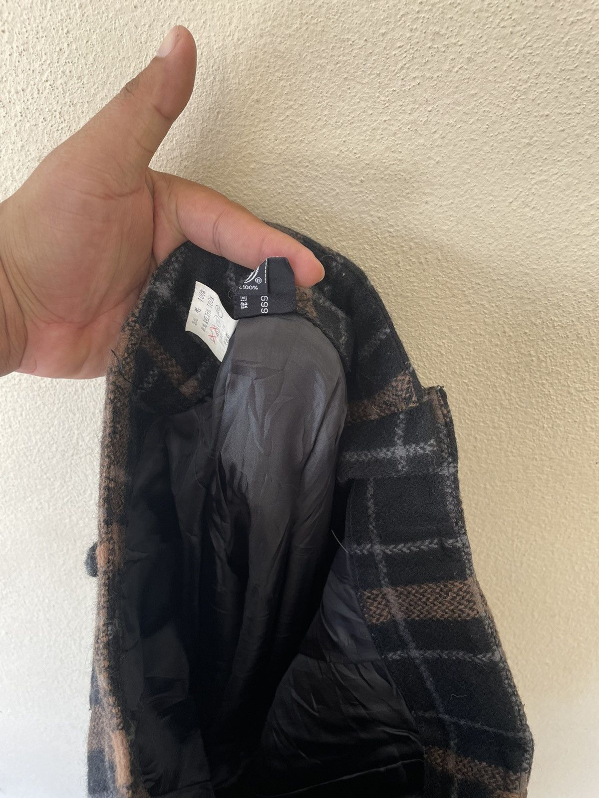 Japanese Brand × Vintage JAPANESE WOOL KANJO 3 QUARTER Size US 30 / EU 46 - 9 Thumbnail