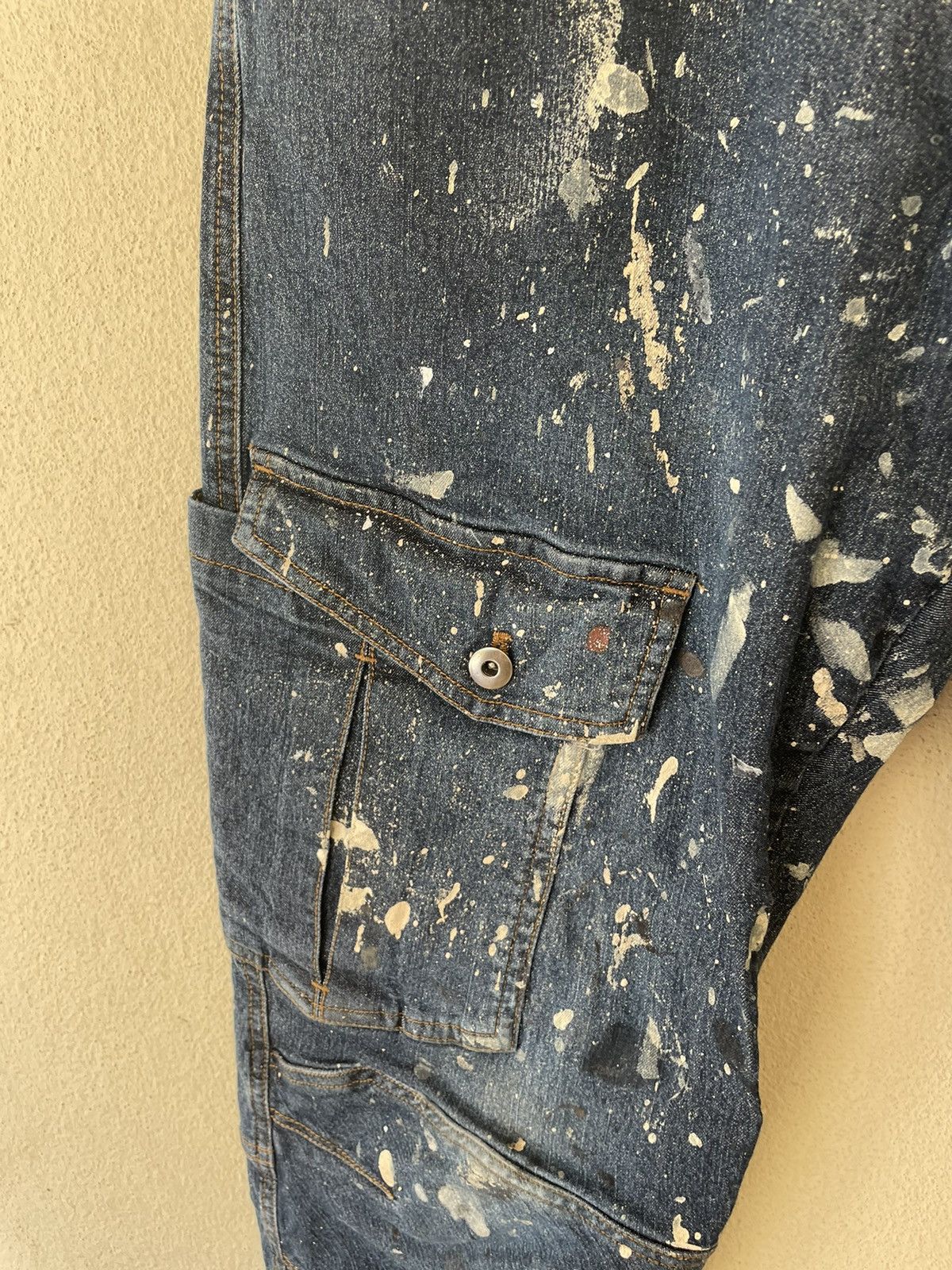 Japanese Brand JAPANESE SPLASH PAINTED DENIM Size US 32 / EU 48 - 10 Thumbnail