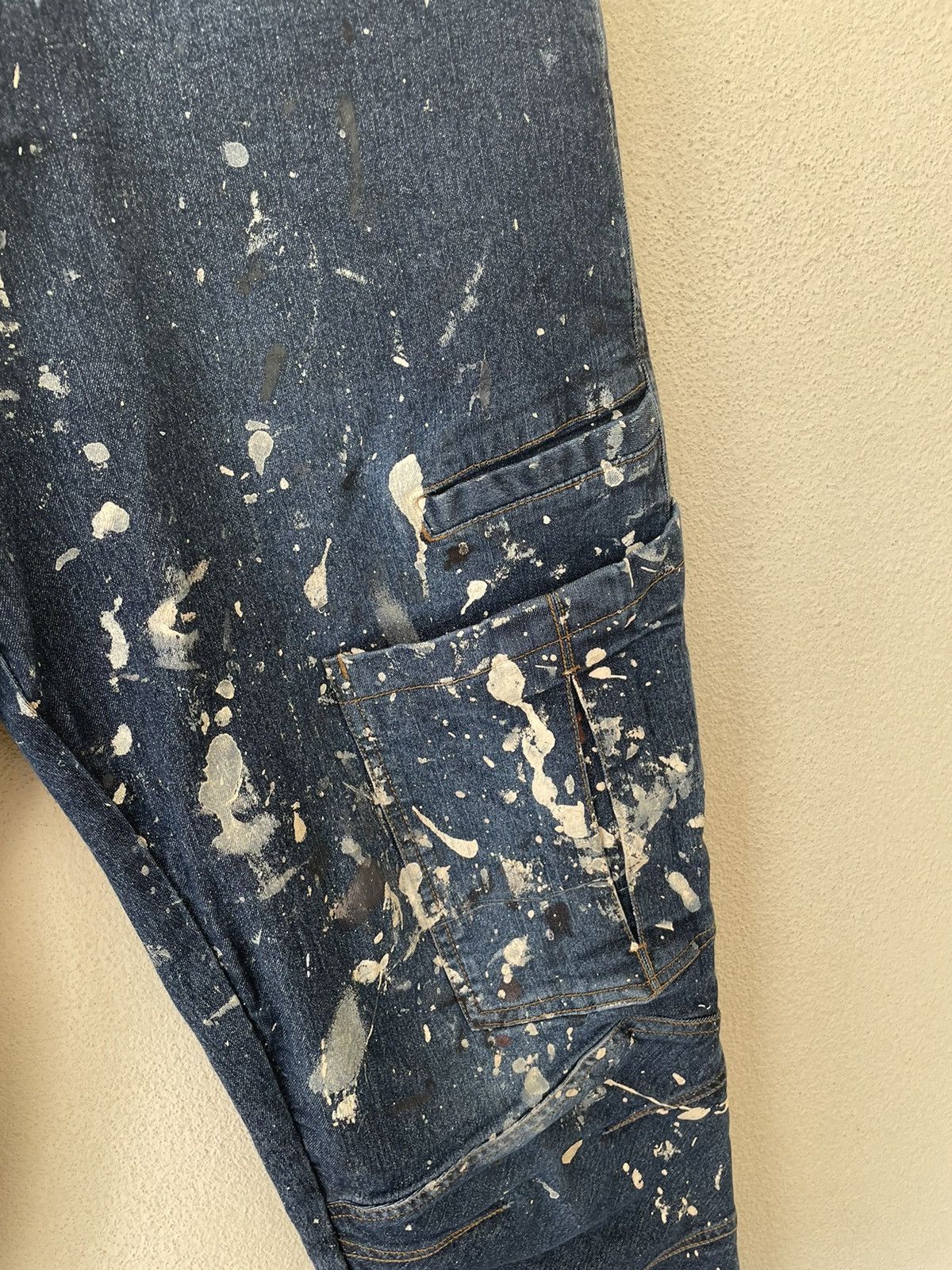 Japanese Brand JAPANESE SPLASH PAINTED DENIM Size US 32 / EU 48 - 9 Thumbnail